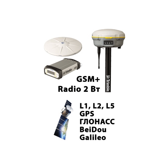 RTK комплект приемников R9s Radio Base&Rover+R8s Radio Base&Rover+TSC3+GSM M5