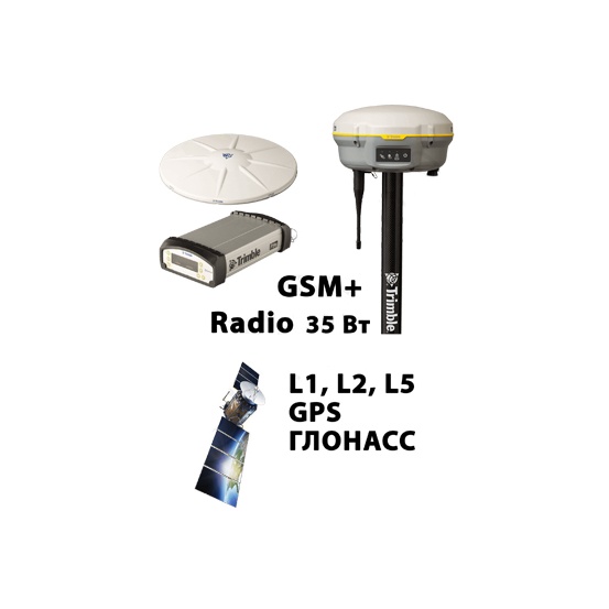 RTK комплект приемников R9s Base+R8s Radio Rover+TSC3+TDL 450H+GSM M5