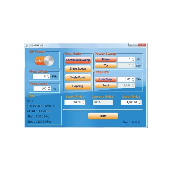 Портативный USB ВЧ генератор USG-3044