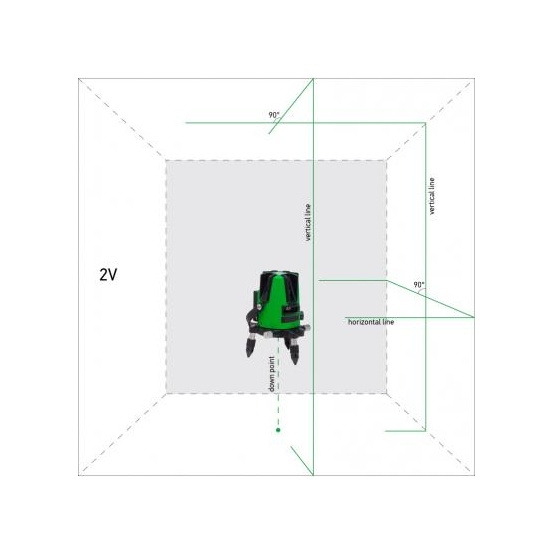 Лазерный уровень ADA 3D LINER 2V GREEN