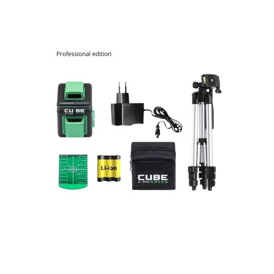 Лазерный уровень ADA CUBE 2-360 GREEN PROFESSIONAL EDITION