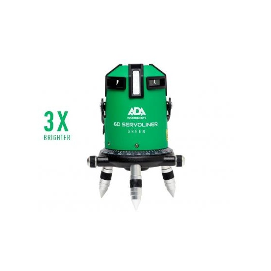 Лазерный уровень ADA 6D SERVOLINER GREEN