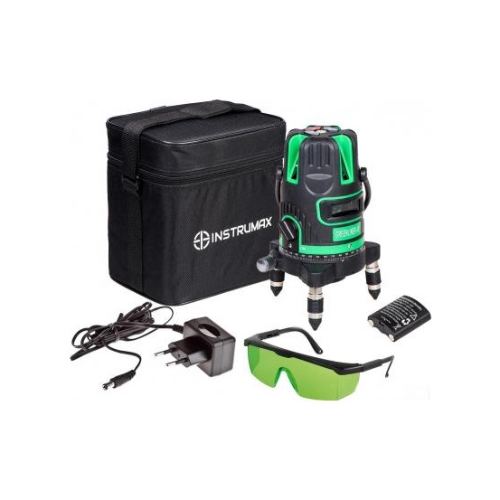 Построитель лазерных плоскостей INSTRUMAX GREENLINER 4V