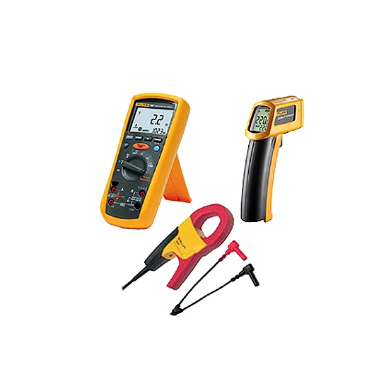 Fluke 1587ET - комплект для поиска неисправностей (мультиметр-мегомметр Fluke 1587 + пирометр Fluke 62 + токовые клещи i400) Advanced Electrical Troubleshooting Kit