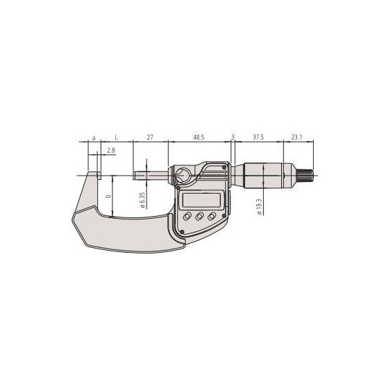 Микрометр Digimatic QuantuMike IP65 293-140