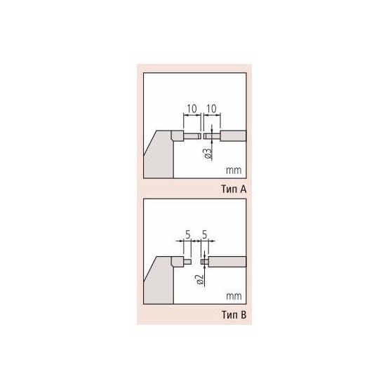 Микрометр 111-115 со ступенчатыми измерительными поверхностями
