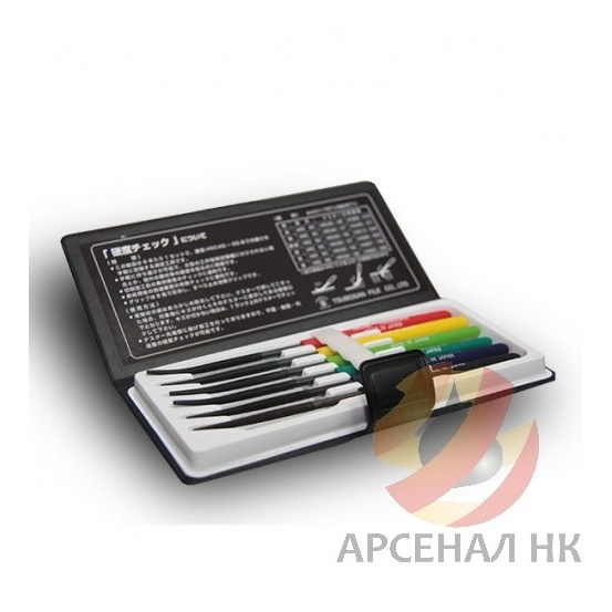 Tsubosan твердомеры металлов - тарированные напильники (комплект из 6 шт).