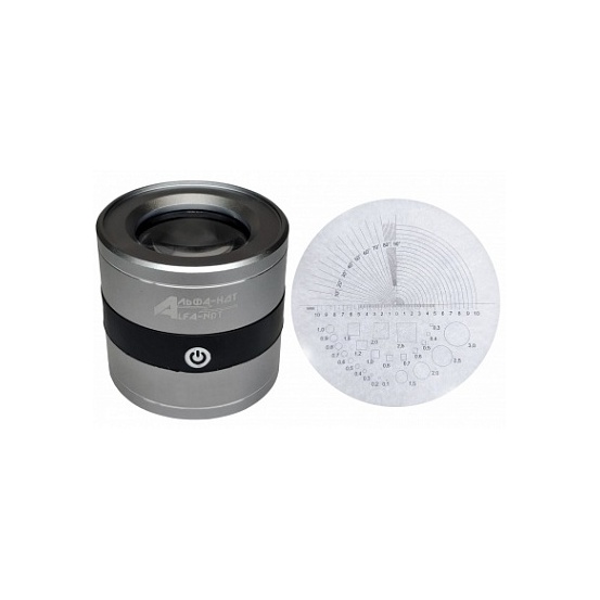 Лупа измерительная с подсветкой ЛИ-2-10x АЛЬФА-НДТ