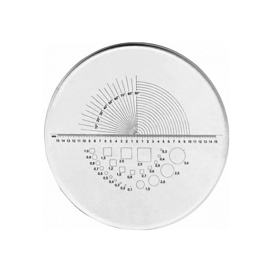 Линза измерительная к лупе ЛИ-3-10x (Тип 2) АЛЬФА-НДТ