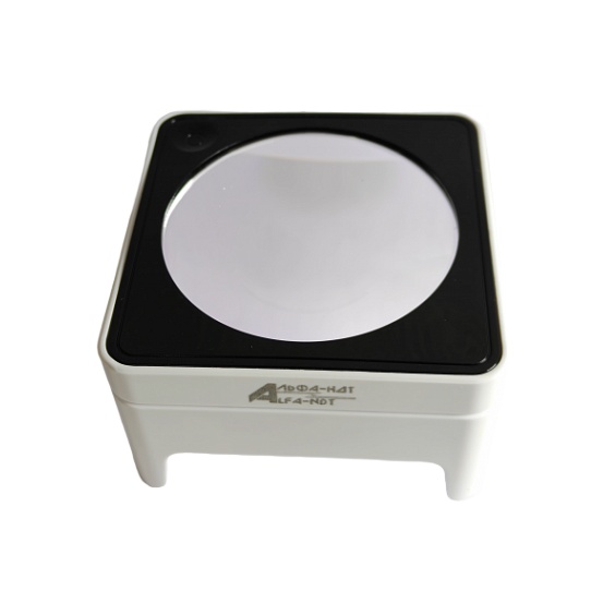 Лупа настольная 4х с подсветкой (USB) АЛЬФА-НДТ