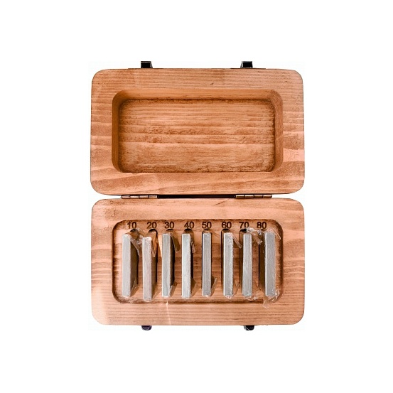 Комплект образцов шероховатости ОШС-ШП Rz10,20,30,40,50,60,70,80 АЛЬФА-НДТ