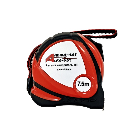 Рулетка Измерительная 7,5м х 25мм АЛЬФА-НДТ