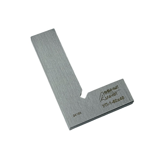 Угольник поверочный УП-1-60х40мм АЛЬФА-НДТ