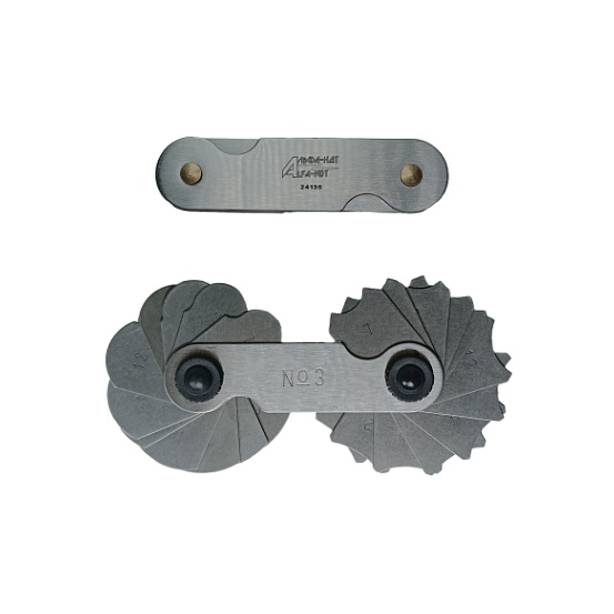 Набор шаблонов радиусных №3 (R 7-25мм)