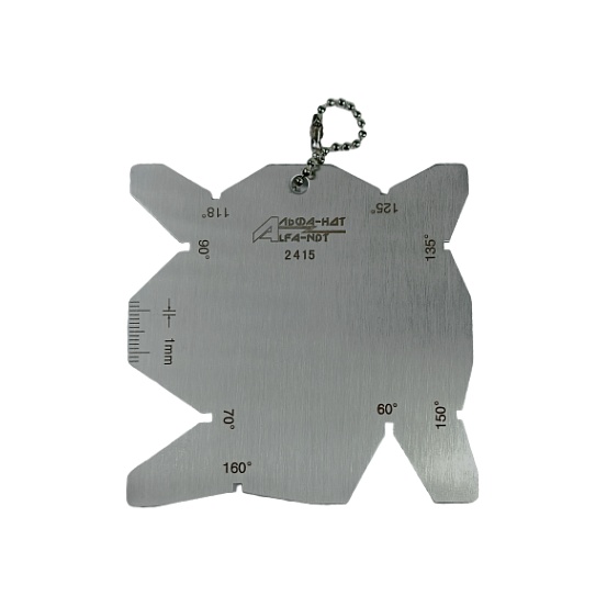 Шаблон проверки угла заточки сверл (60°-160°)