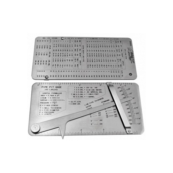 Шаблон для контроля геометрии труб WG10