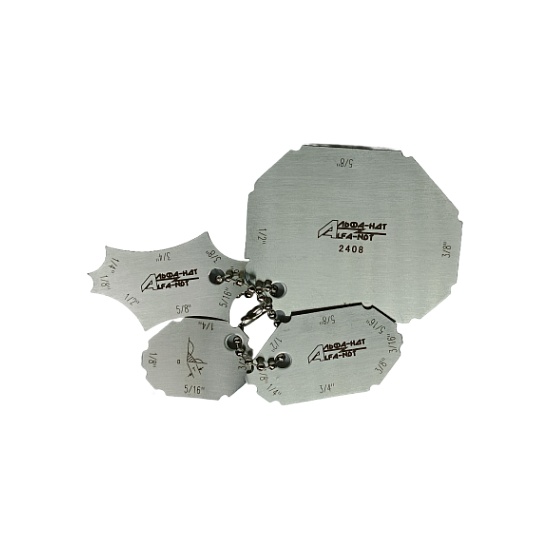 Шаблон измерения угловых швов (1/8 - 3/4 дюйм)