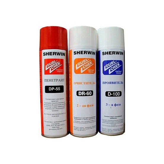 Набор для капиллярной/цветной дефектоскопии Sherwin