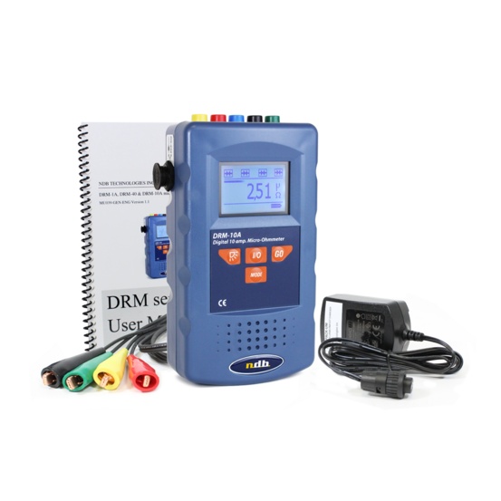 DRM-10A™ Высокоточный цифровой микроомметр