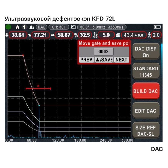 KFD-72L Ультразвуковой дефектоскоп