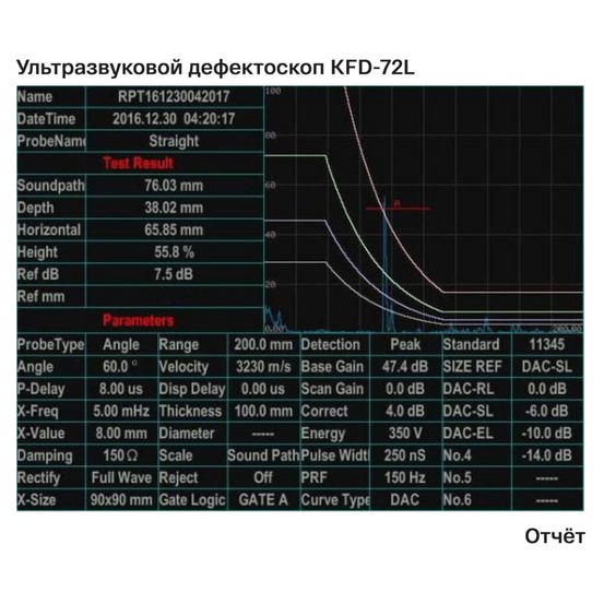 KFD-72L Ультразвуковой дефектоскоп