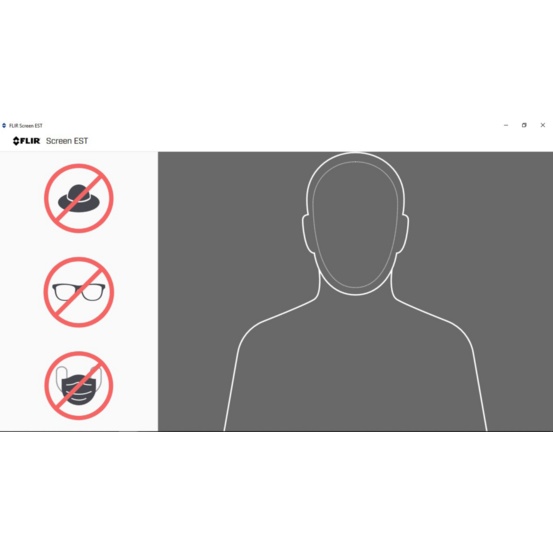 FLIR Screen-EST программное обеспечение для измерения температуры человека