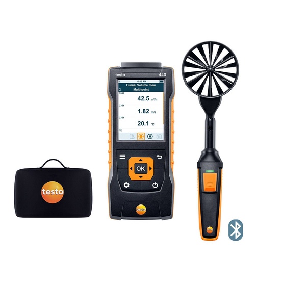 Комплект с крыльчаткой 100 мм с Bluetooth testo 440