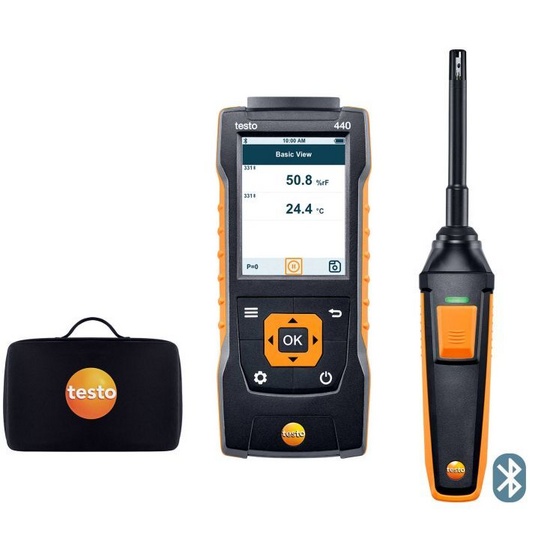 Комплект влажности с Bluetooth testo 440
