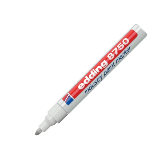 Маркер Edding  8750 для жирных и пыльных поверхностей белый