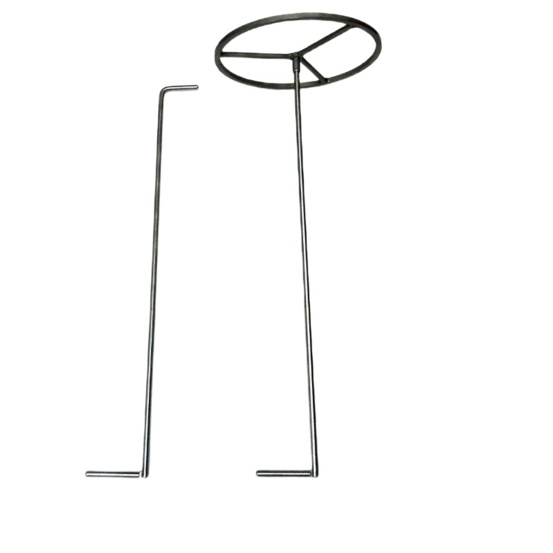 Стержень для установки спиралей намотки R-пленки с опорной площадкой