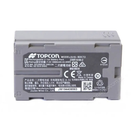 Аккумулятор Topcon BDC72