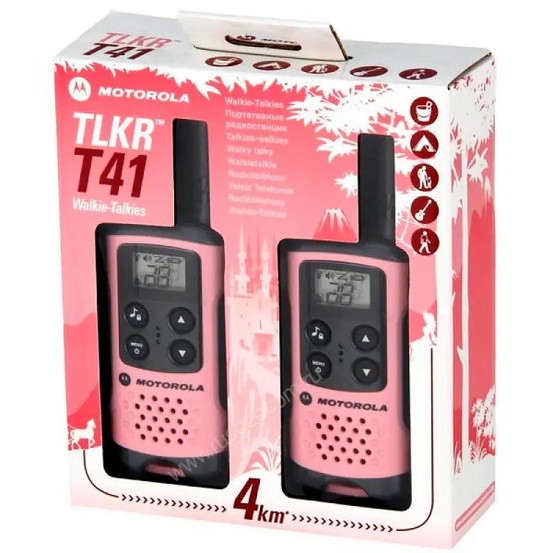 Рация Motorola TLKR T41 Pink