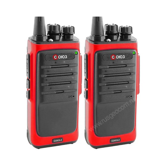 Комплект раций СОЮЗ-2х2 красный