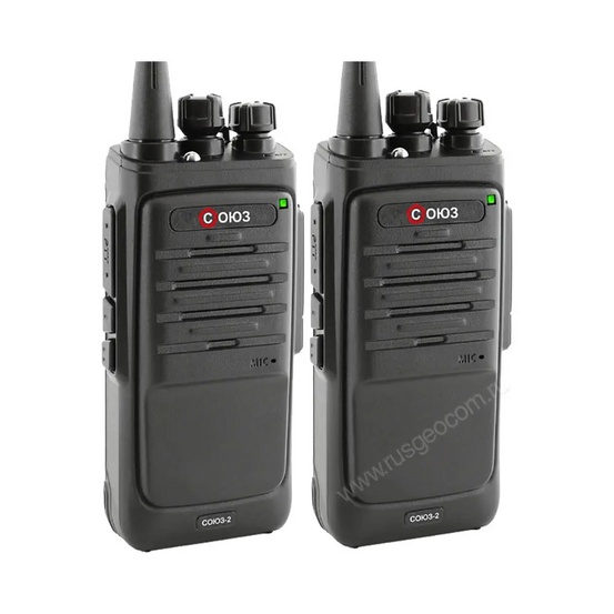 Комплект раций СОЮЗ-2х2 черный