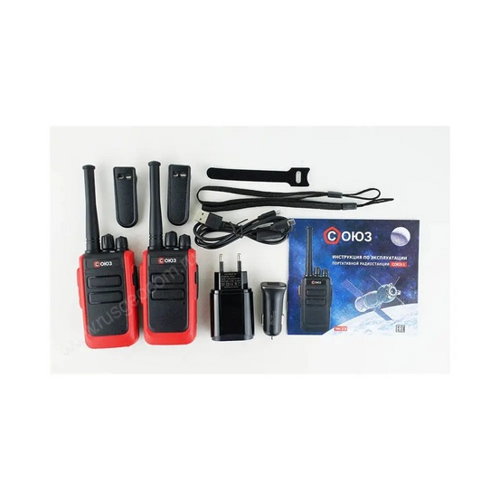 Комплект раций СОЮЗ-1х2 красный