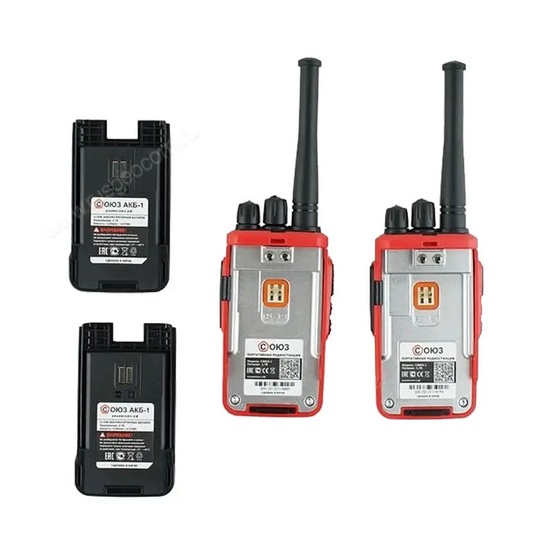 Комплект раций СОЮЗ-1х2 красный