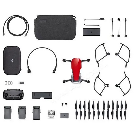 Квадрокоптер DJI Mavic Air Fly More Combo(Flame Red, красный)