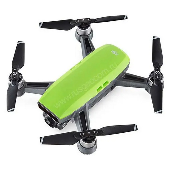 Квадрокоптер DJI Spark Meadow Green, зеленый с 2 дополнительными батареями