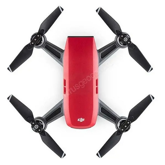 Квадрокоптер DJI Spark Lava Red, красный с 2 дополнительными батареями