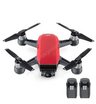Квадрокоптер DJI Spark Lava Red, красный с 2 дополнительными батареями