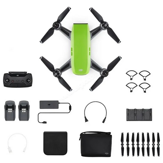 Квадрокоптер DJI Spark Combo Meadow Green, зеленый