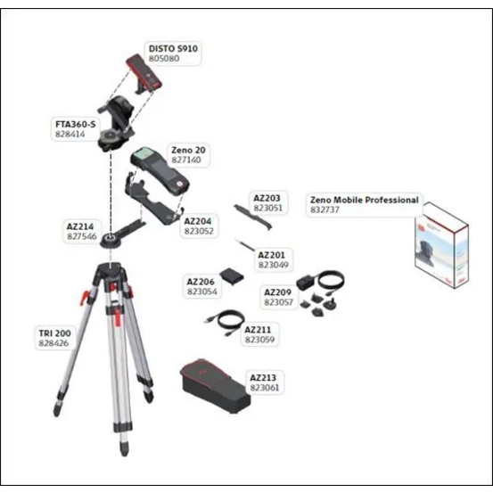Приемник LEICA Zeno 20 WEH UMTS Handheld