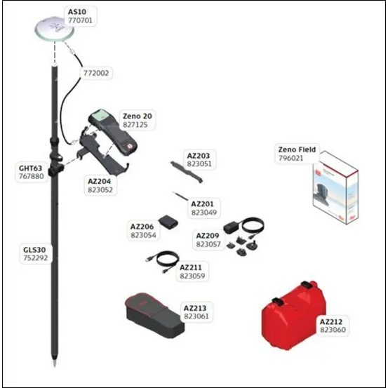 Приемник LEICA Zeno 20 WEH UMTS Handheld