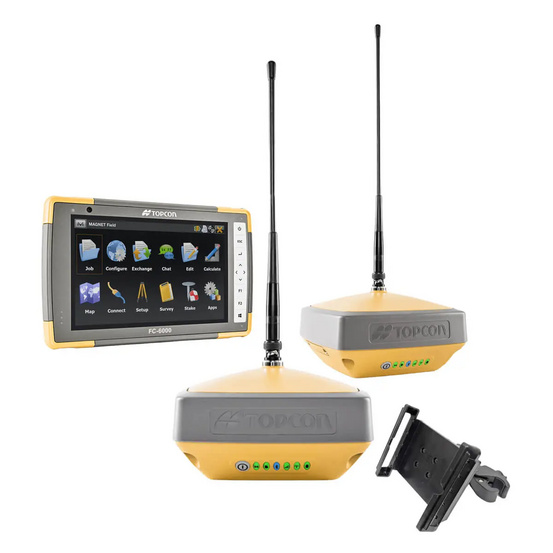 Комплект из двух приемников Topcon Hiper VR UHF/GSM и контроллера FC-6000 с GSM-модемом