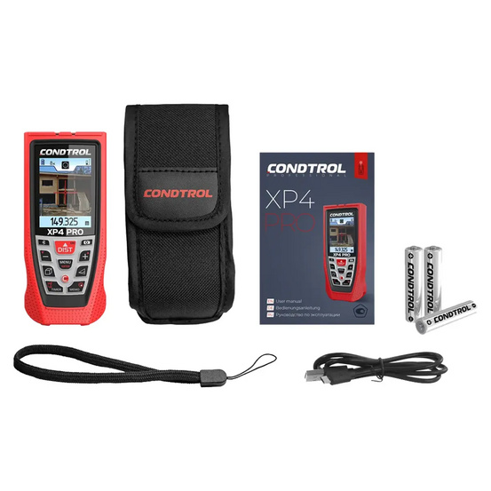 Лазерный дальномер-рулетка CONDTROL XP4 Pro с поверкой
