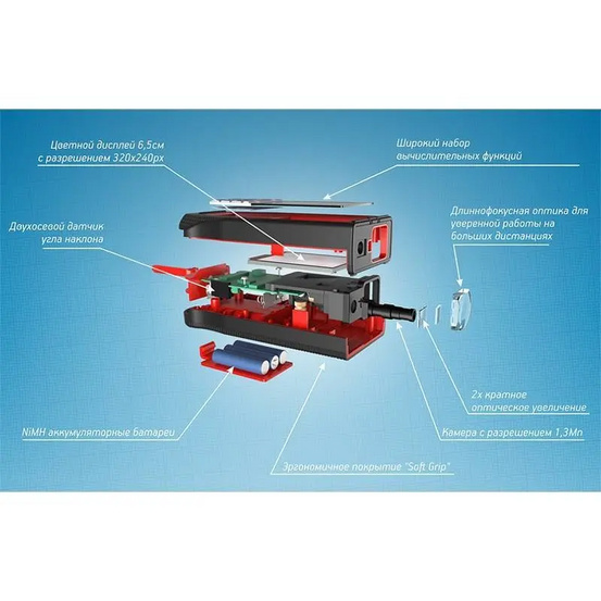 Лазерный дальномер-рулетка CONDTROL XP4 Pro с калибровкой