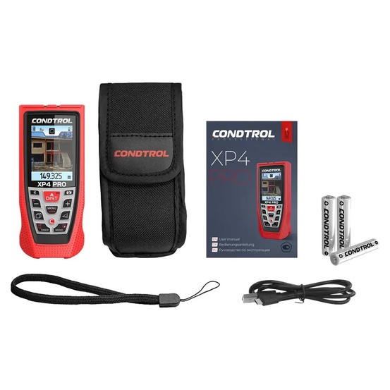 Лазерный дальномер-рулетка CONDTROL XP4 Pro