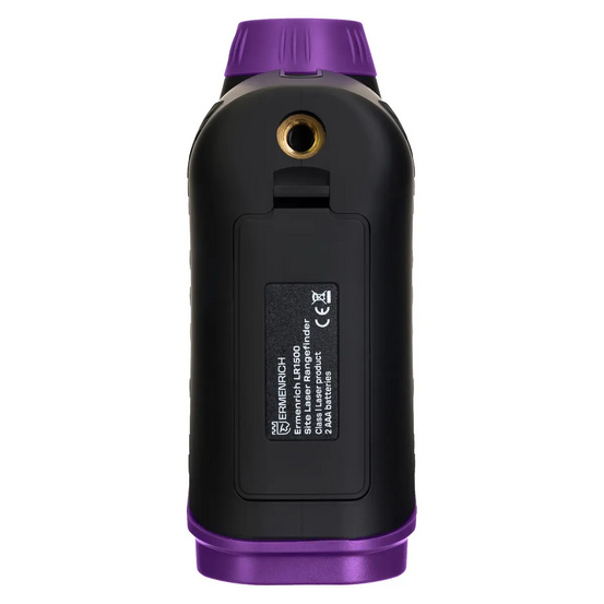 Лазерный строительный дальномер Ermenrich LR1500 фиолетовый
