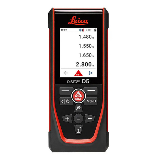 Лазерный дальномер Leica DISTO D5 со штативом, адаптером и аксессуарами