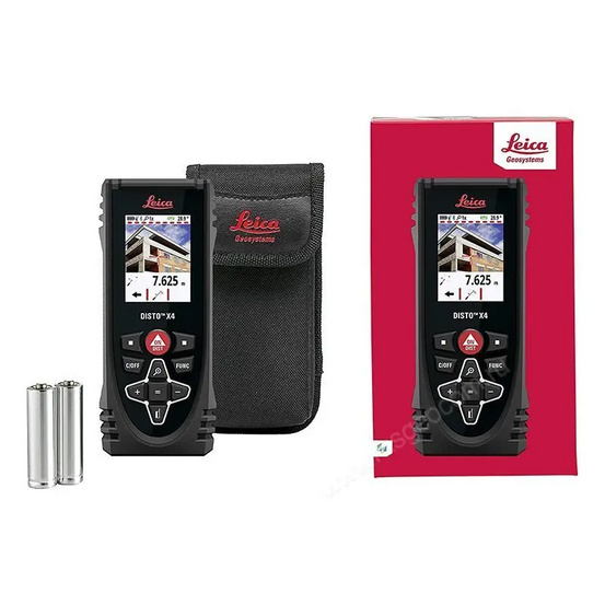 Комплект лазерного дальномера Leica Disto X4